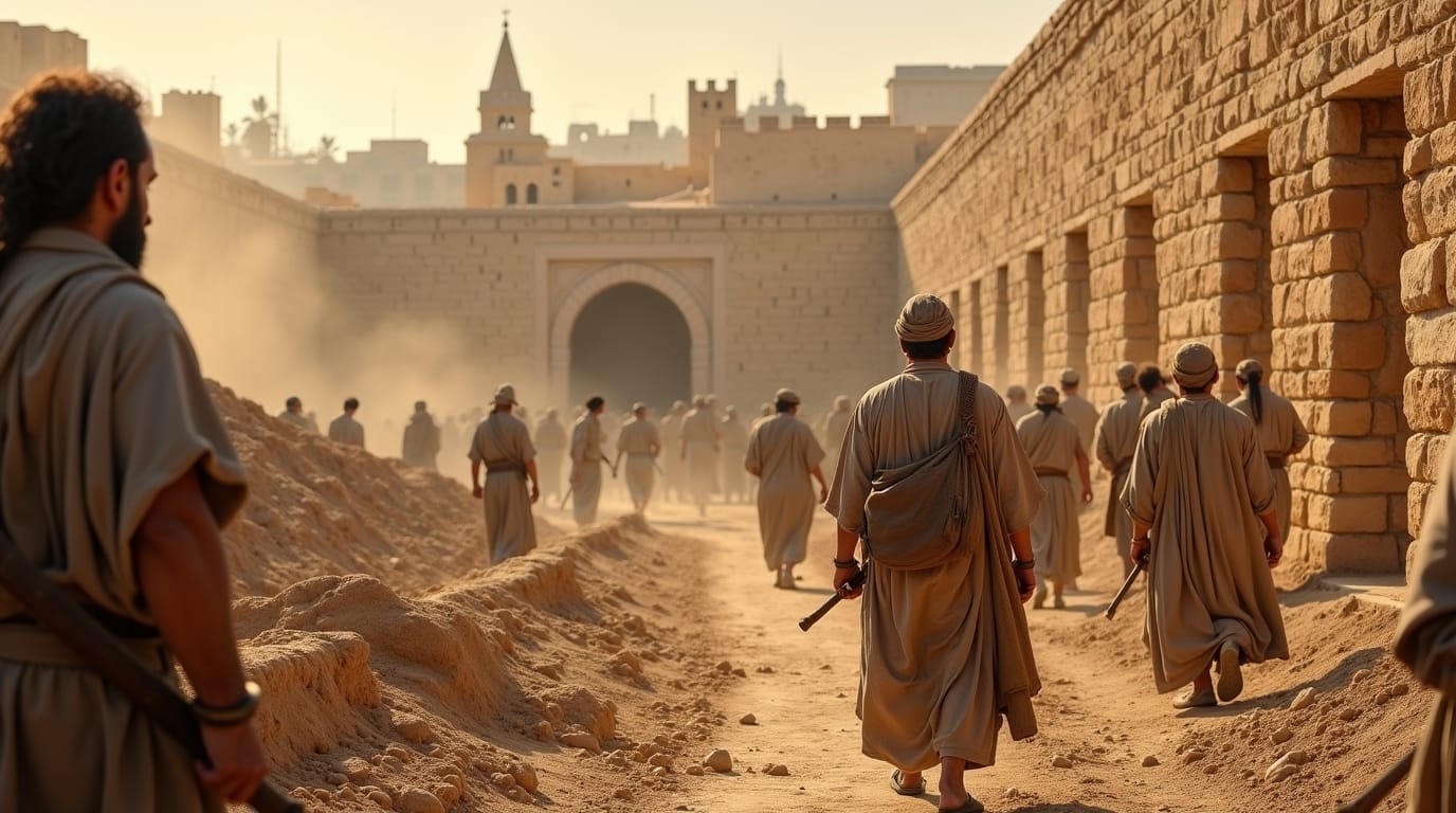 La reconstrucción histórica de Jerusalén en 52 días