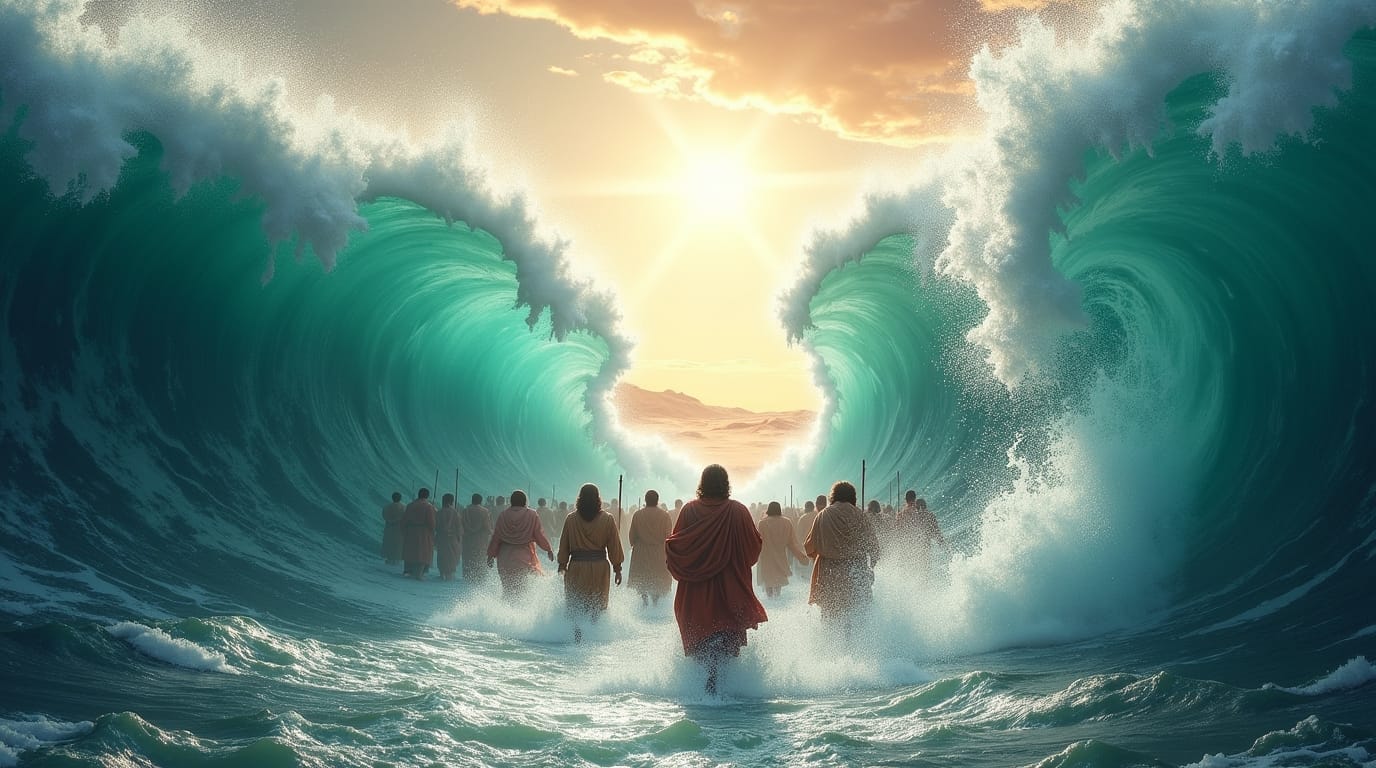 Éxodo 14:21 - La Liberación Divina y la Travesía del Mar Rojo